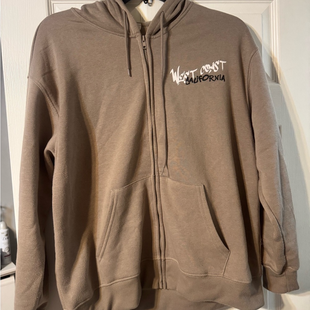 West Coast California Brown Hoodie